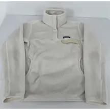 Patagonia Women's Re-Tool Snap-T Fleece Jacket Size Small White‎ Polartec 25442