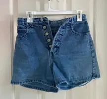 High Waist Jean Shorts