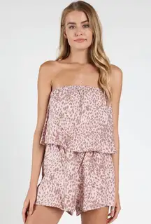 Pink Cheetah Romper