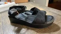 Black Wedge / Platform Shoes