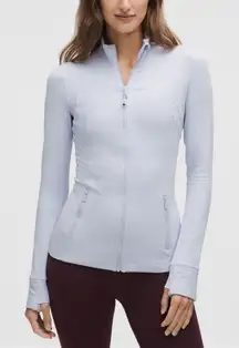 Lululemon Define Jacket *Nulu serene blue size 6
