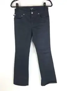 Polo Jeans Co Ralph Lauren Womens Jeans Boot Cut Split Hem Stretch Black 2