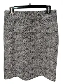Cabi‎ Agent Skirt Black Herringbone Womens size 8 Style #4387 Career Preppy