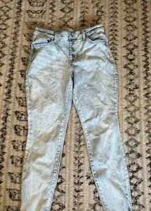 Maurices Light Wash Skinny Jeans