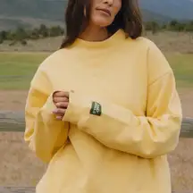 Daily Drills Yellow Crewneck Sweatshirt size XS small