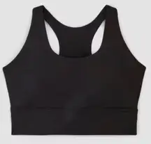 NWT Everlane The Perform Racerback Bra in Black