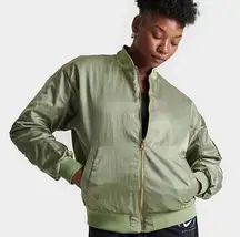 Reversible Bomber Jacket Olive Green NWT