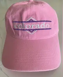 NWT Vintage 90s JHats Pink Colorado Adjustable Women's Dad Hat