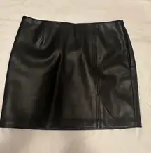 Faux Mini Skirt