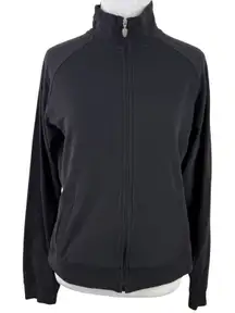 Beyond Yoga Fila Women's Black Zip Up Jacket Size Medium