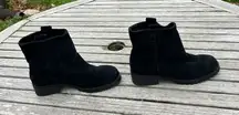 SPLENDID Black Suede Pull On Ankle Boots Size‎ 7.5