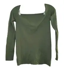Intimately Free People green long sleeve women's medium large fall minimal basic