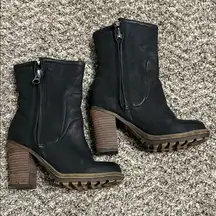 Aldo Leather Ankle Boots