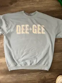 Gildan Blue Lightning Bolt Dee Gee Sweatshirt