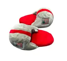 Ohio State Slippers Mens Buckeyes Helmet Slippers One Size Plays Cheering