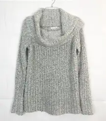 RD Style Cowl Neck Boho Oversized Chunky Ribbed Timeless Sweater Womens Small