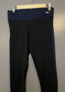 UConn Huskies Leggings Womens Small Black Navy NCAA Yoga Husky Nation VS PINK