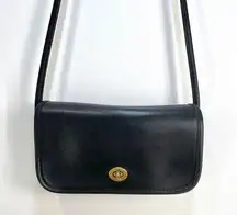 Coach  Dinky Bag 9375 Leather Navy Blue Handbag Crossbody Purse