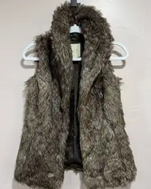 Altar’d State Brown Faux Fur Vest
