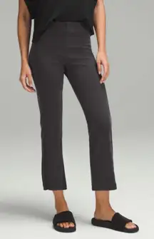 Lululemon Ribbed Softstreme Zip-Leg High-Rise Cropped Pants Size 6