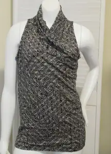Ann Taylor petites sleeveless surplice top SP Petite Small NWT cowl neck