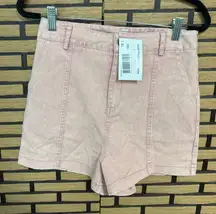 She + Sky Pale Pink Jeans Shorts‎ Size Medium