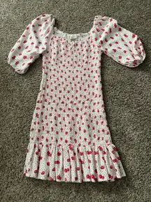 Strawberry Print Dress