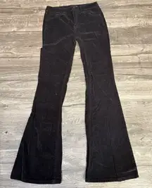 Design Lab Lord & Taylor Chocolate Corduroy Trousers