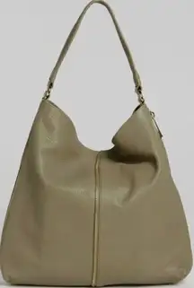 Kelsi Dagger McKenzie Sage Hobo Pebble Leather Shoulder Tote Bag Green NEW*￼