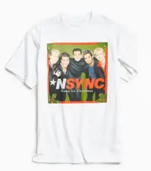 *NSYNC Home For Christmas Graphic Short Sleeve Tee