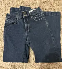 NYDJ Not your Daughter’s Jeans Dark wash low rise straight leg jeans