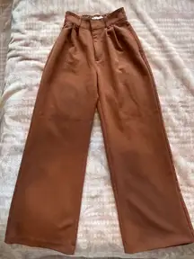 A&F Sloane Tailored Wide Leg Pant