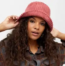 Urban Outfitters Pink Corduroy Hat