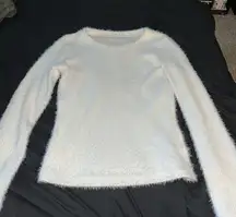 Never before worn thin white sweater