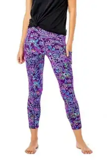 Luxletic Purple Berry Weekender Mid Rise Midi Legging M
