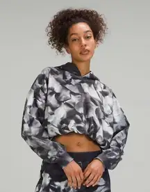 Lululemon LA All Yours Bubble Hem Hoodie in Deep Coal Wave Wash Sz 4 / 6