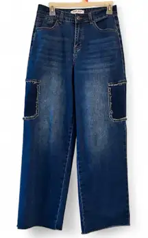 Wax Jean Dark Blue Flare Jeans