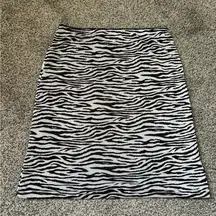 Elodie Zebra Mini Skirt