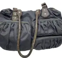 mz wallace bag black fabric tote