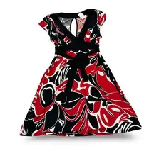 Speechless  2000s Red and Black Y2K Dress