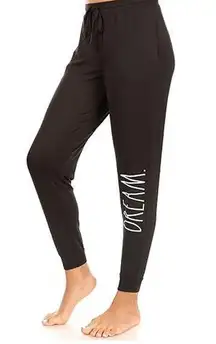 NWT Rae Dunn Dream Black Jogger Pants Size Medium