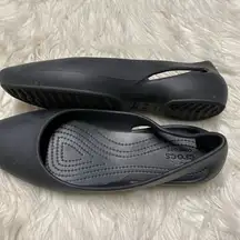 Women’s Black Croc’s Size 7