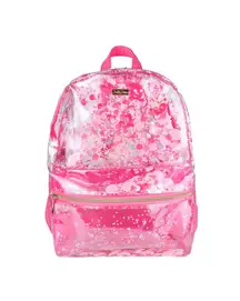 packed party clear confetti backpack