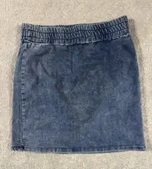 cello pull on denim skirt medium cotton‎ blend mini