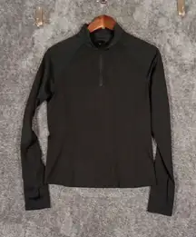 Outdoor Voices Cooltech 1/4 Zip Long Sleeve Lightweight Sweater Top Womens M