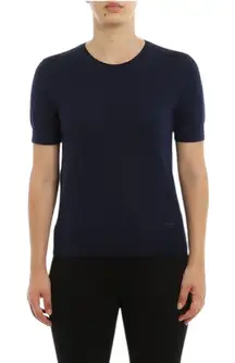 Tory Burch 100% Cashmere Short Sleeve Sweater