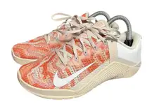 Nike Metcon 6 Training Shoes Desert Sand Beige‎ Pink DJ3076-064 Womens Size 9.5