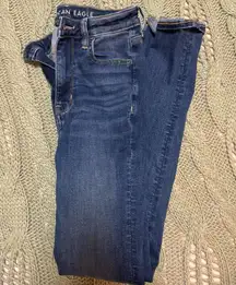 American Eagle Outfitters Women's Blue Skinny Jeans