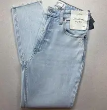 Abercrombie & Fitch A&F Curve Love Skinny High Rise 25 Short Light Distressed Wash NWT