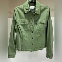 Christopher & Banks Green Jacket NWOT
